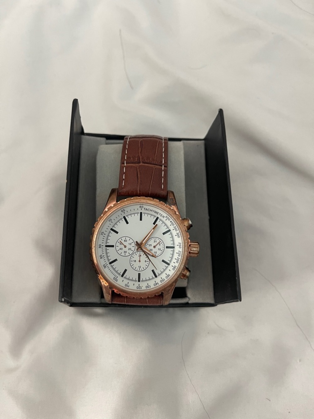 Aldo's Men's Rose Gold Chronograph Watch.